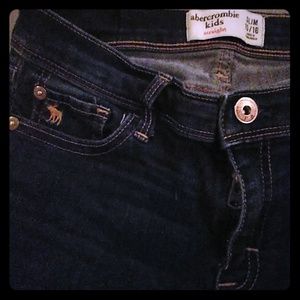 Abercrombie kids straight leg jeans